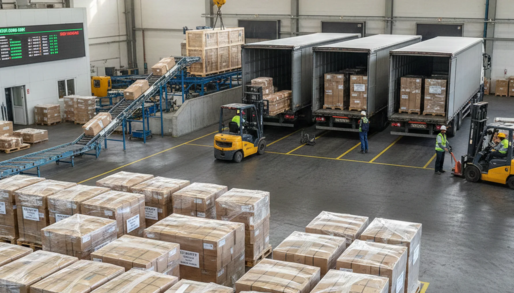 Warehouse Shipping Area