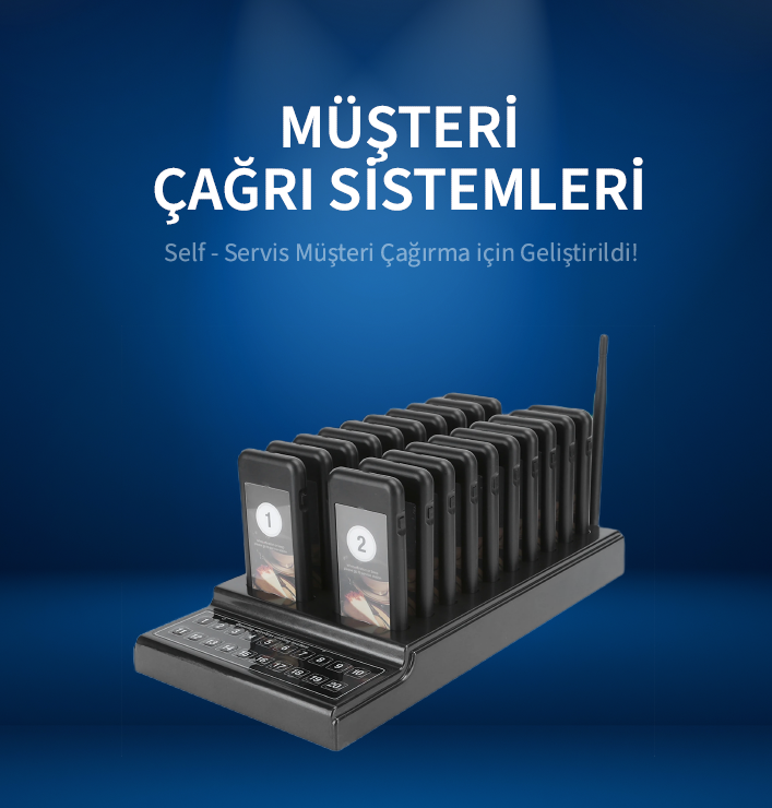 Self-Servis İşletmeler İçin Akıllı Çözüm: Vycall Müşteri Çağrı Sistemleri